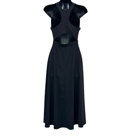 Athleta Fit & Flare Racerback Dress In Classic Black - Picture 5 of 8